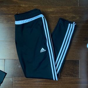 Adidas track pants black
